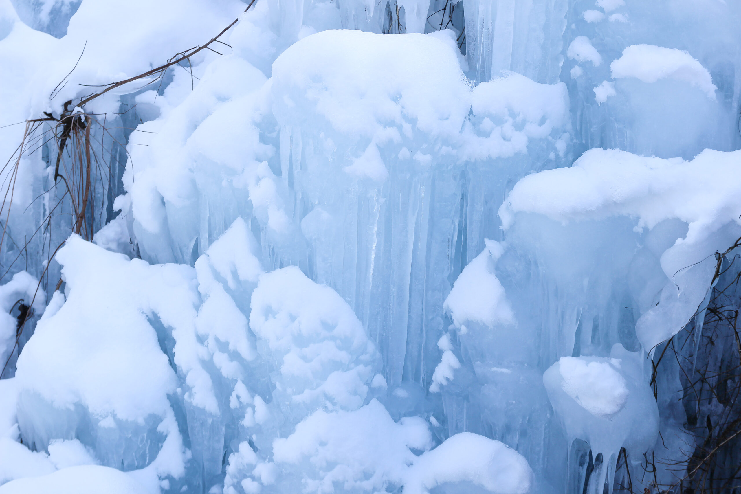 あしがくぼの氷柱