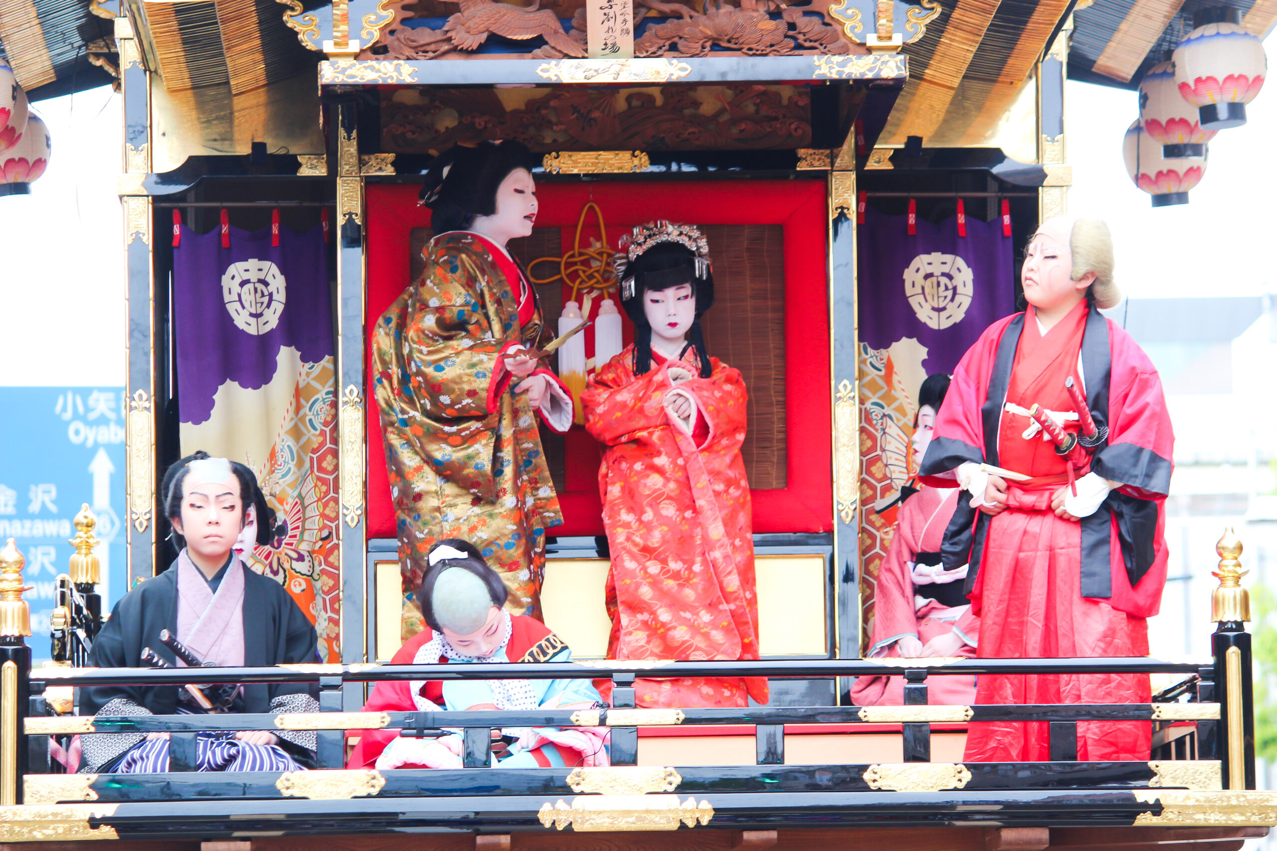 出町子供歌舞伎曳山