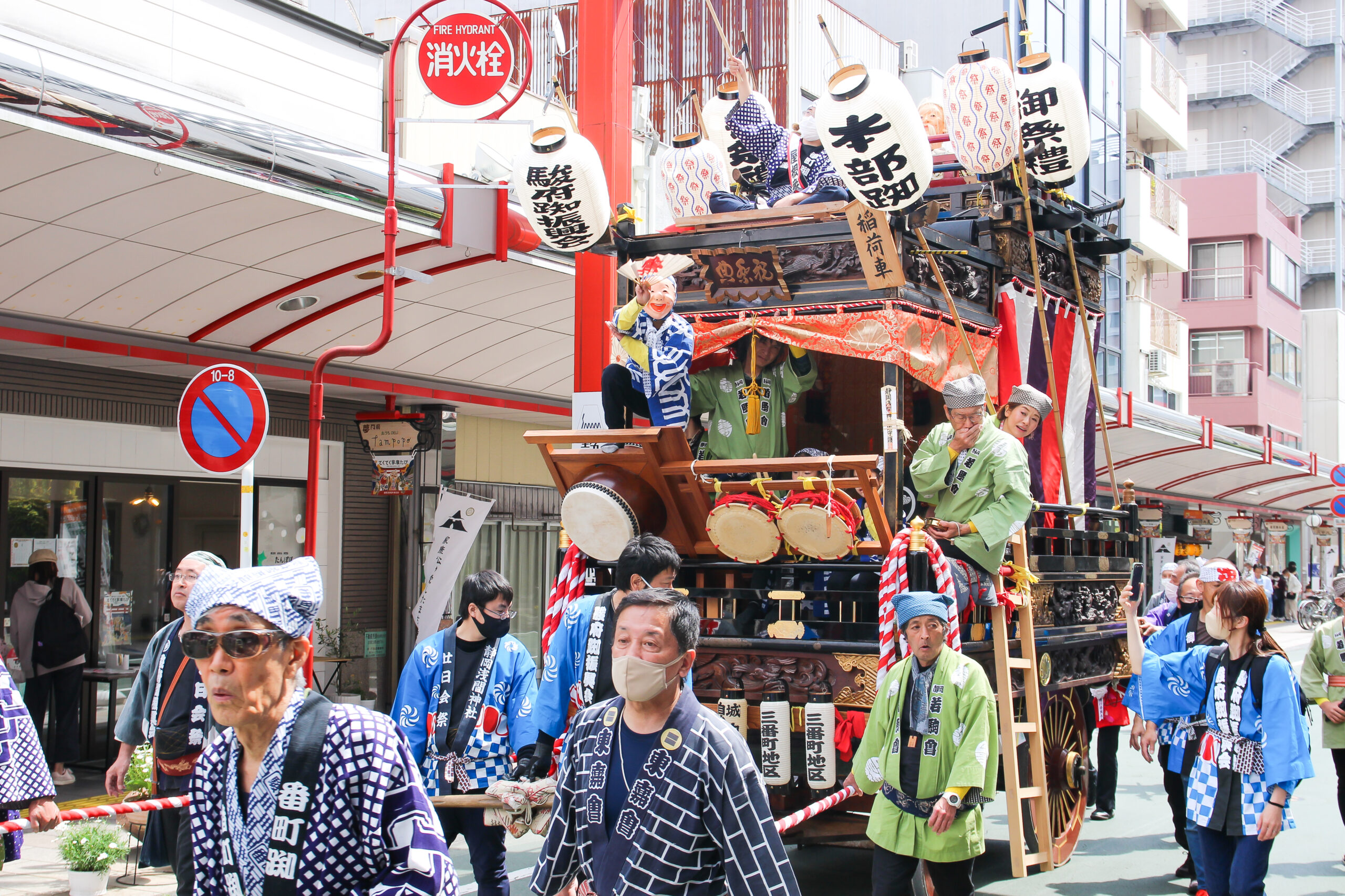 静岡浅間神社廿日会祭では稚児舞楽を見よう！山車、古式稚児行列