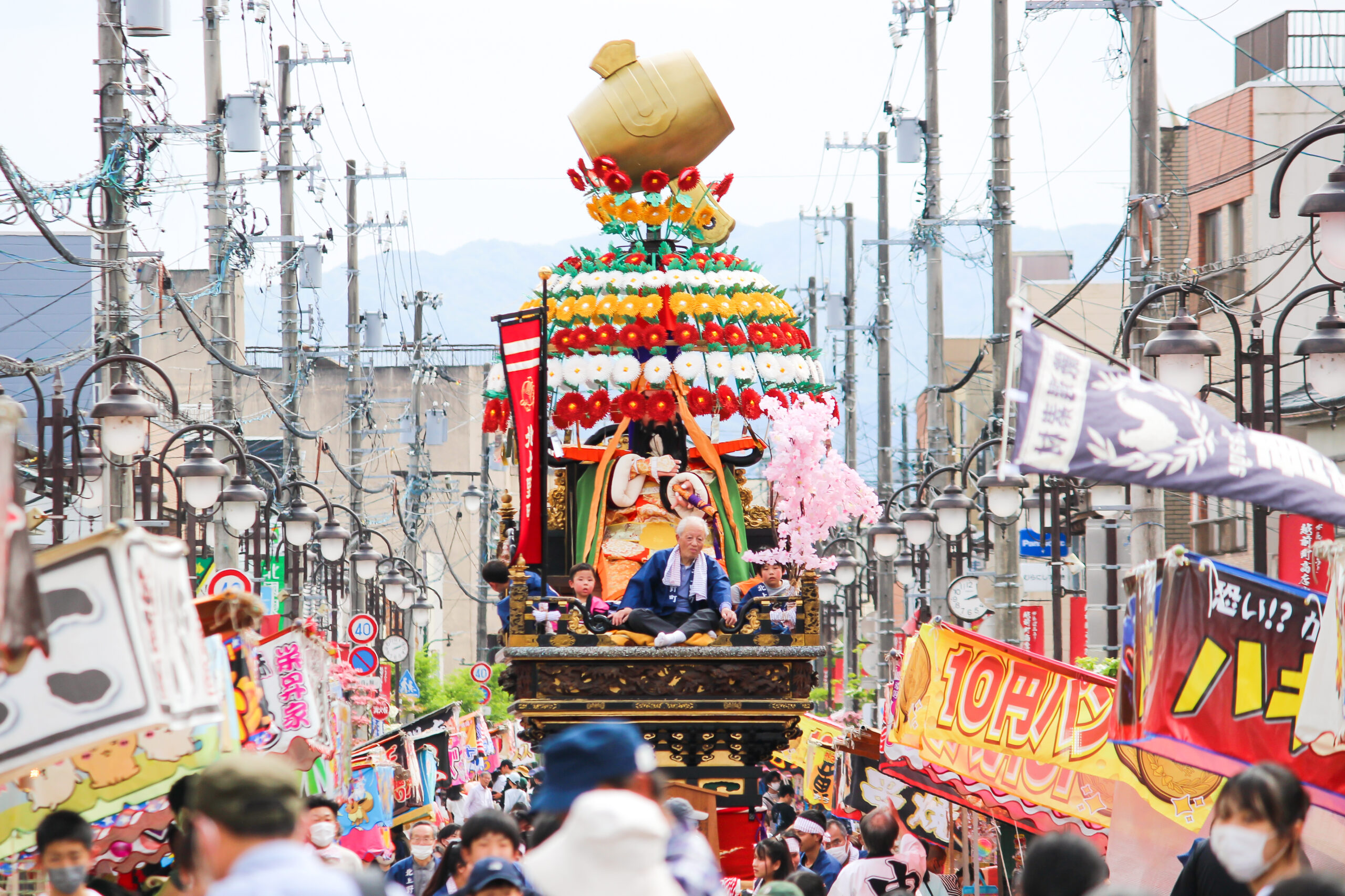 お祭り好き 山車の車輪 - 埼玉県の家具