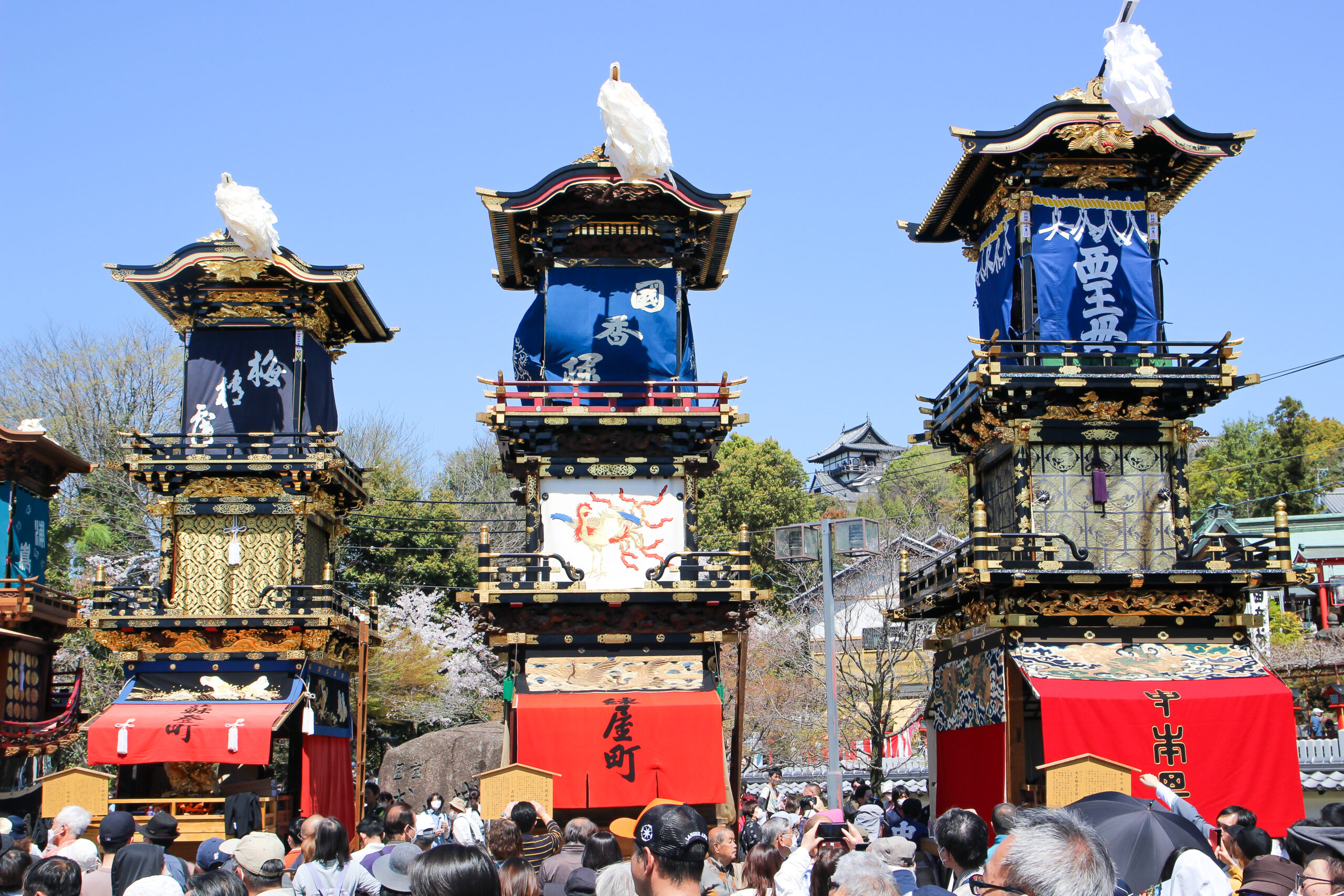 犬山祭が4年ぶり通常開催！13輌の車山が城下町を進む。からくり、夜の提灯は必見｜株式会社オマツリジャパン