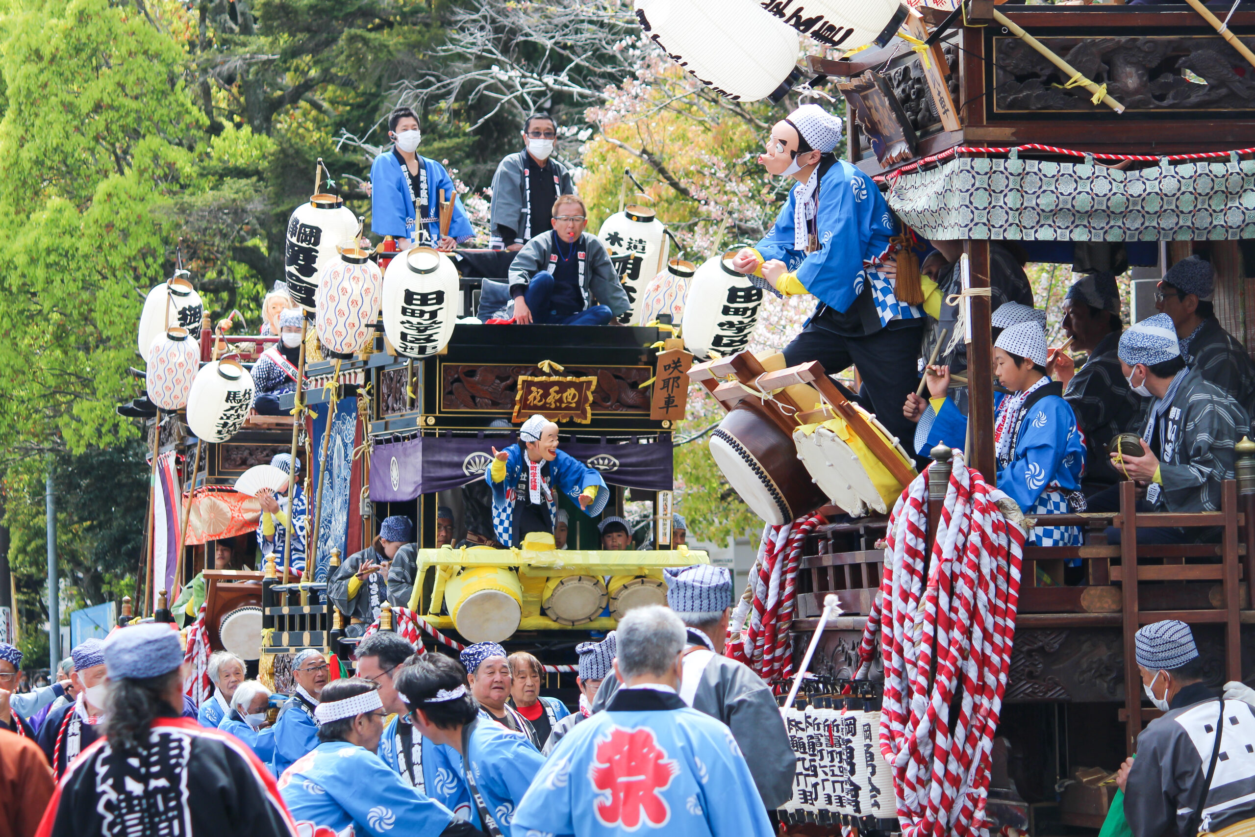 静岡浅間神社廿日会祭では稚児舞楽を見よう！山車、古式稚児行列