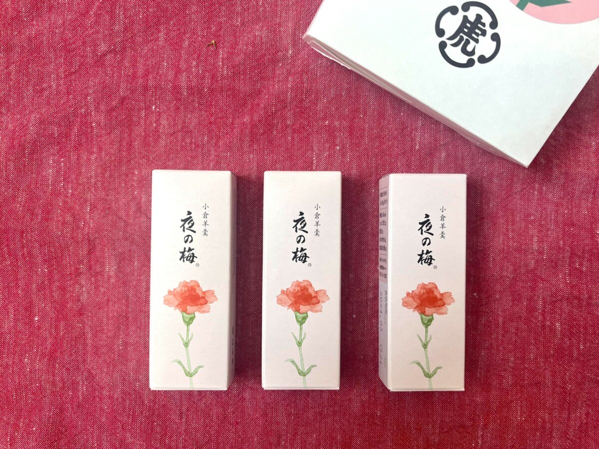 とらやの母の日限定パッケージの小形羊羹