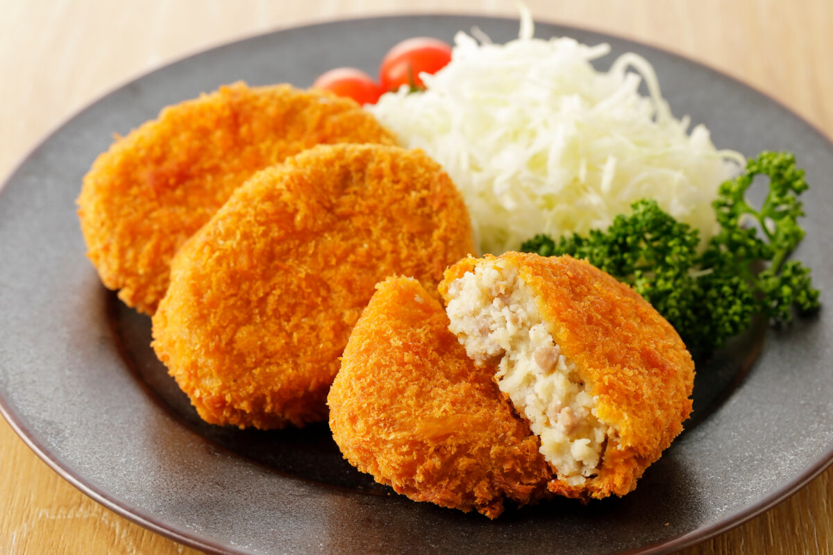 牛肉とポテトのコロッケ