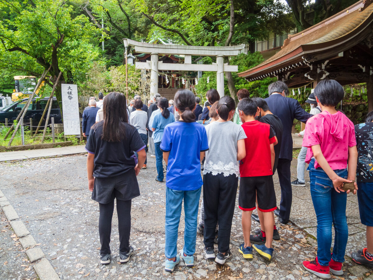 雪ヶ谷八幡神社（夏越大祓祭）