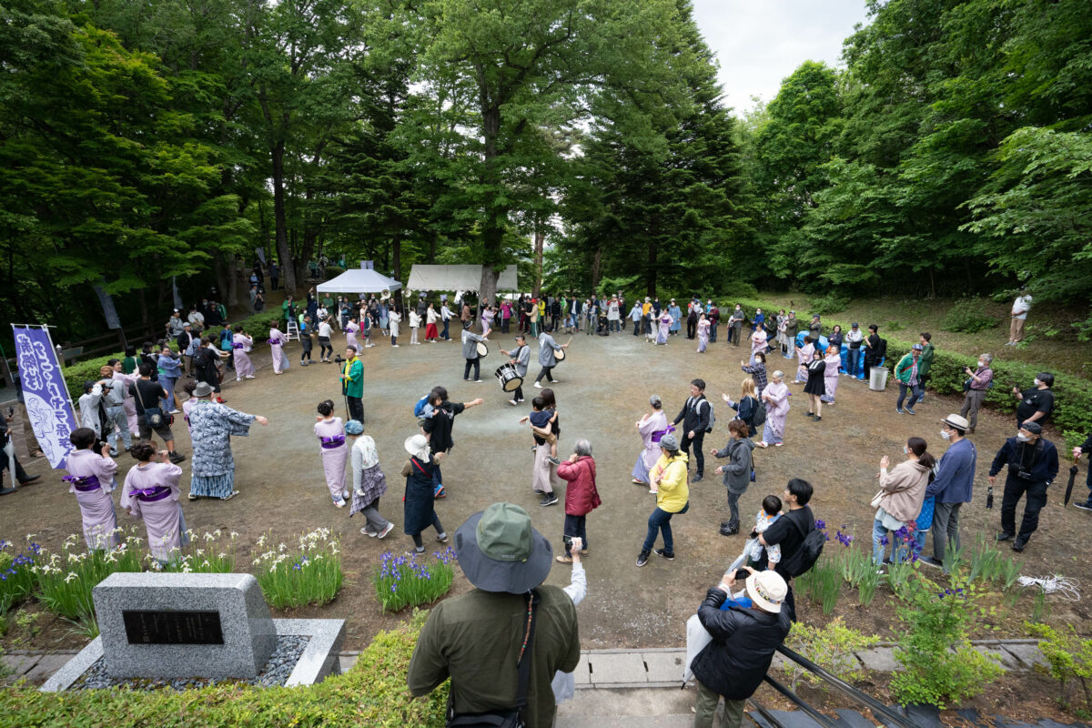 奉納の後に行われたナニャドヤラ体験会