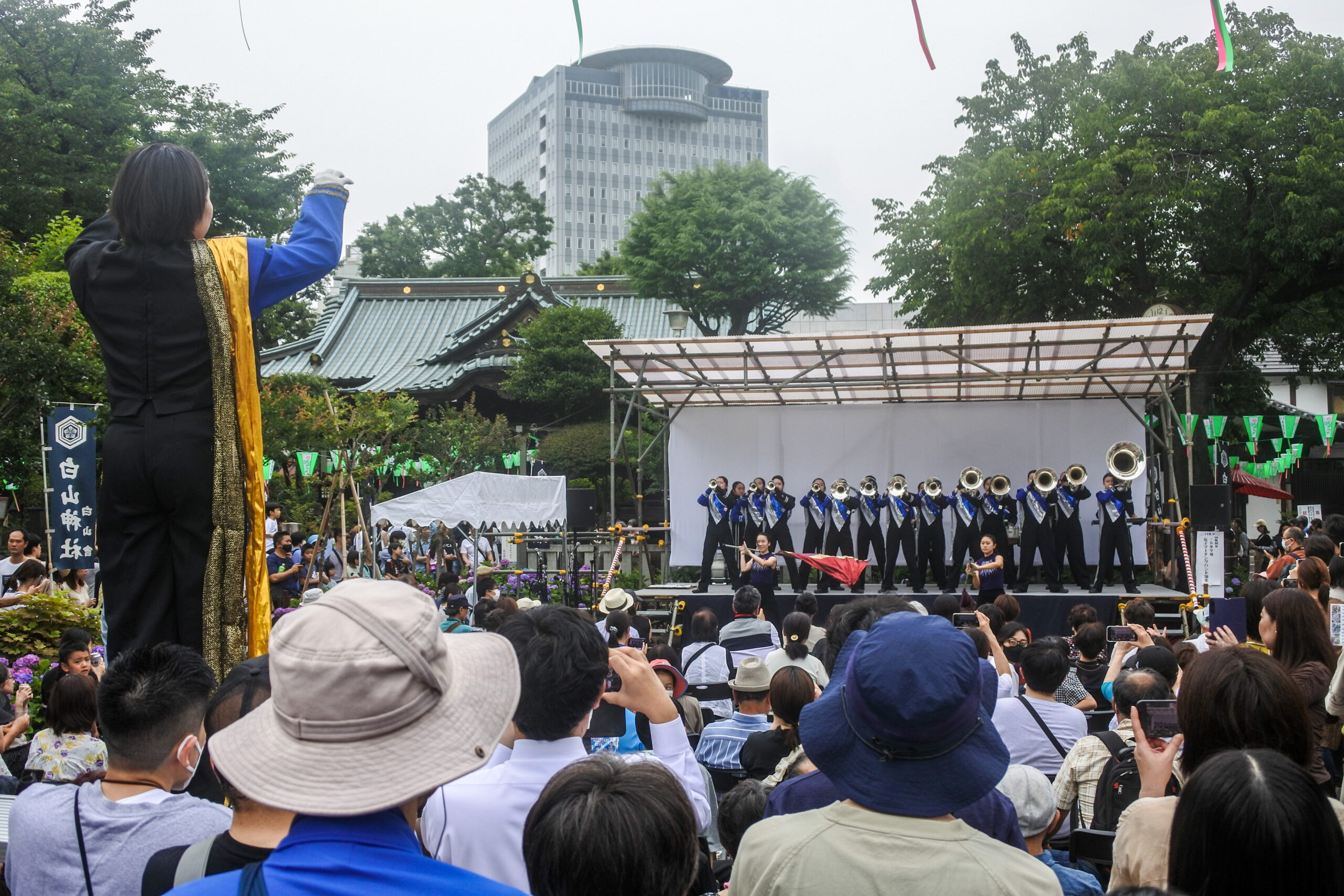 文京あじさいまつり　コンサートの様子