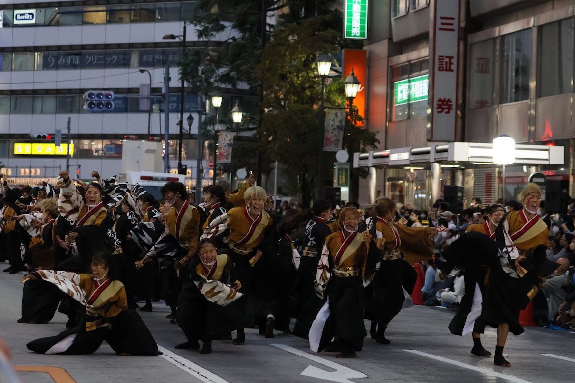 過去の「ふくろ祭り」での演舞