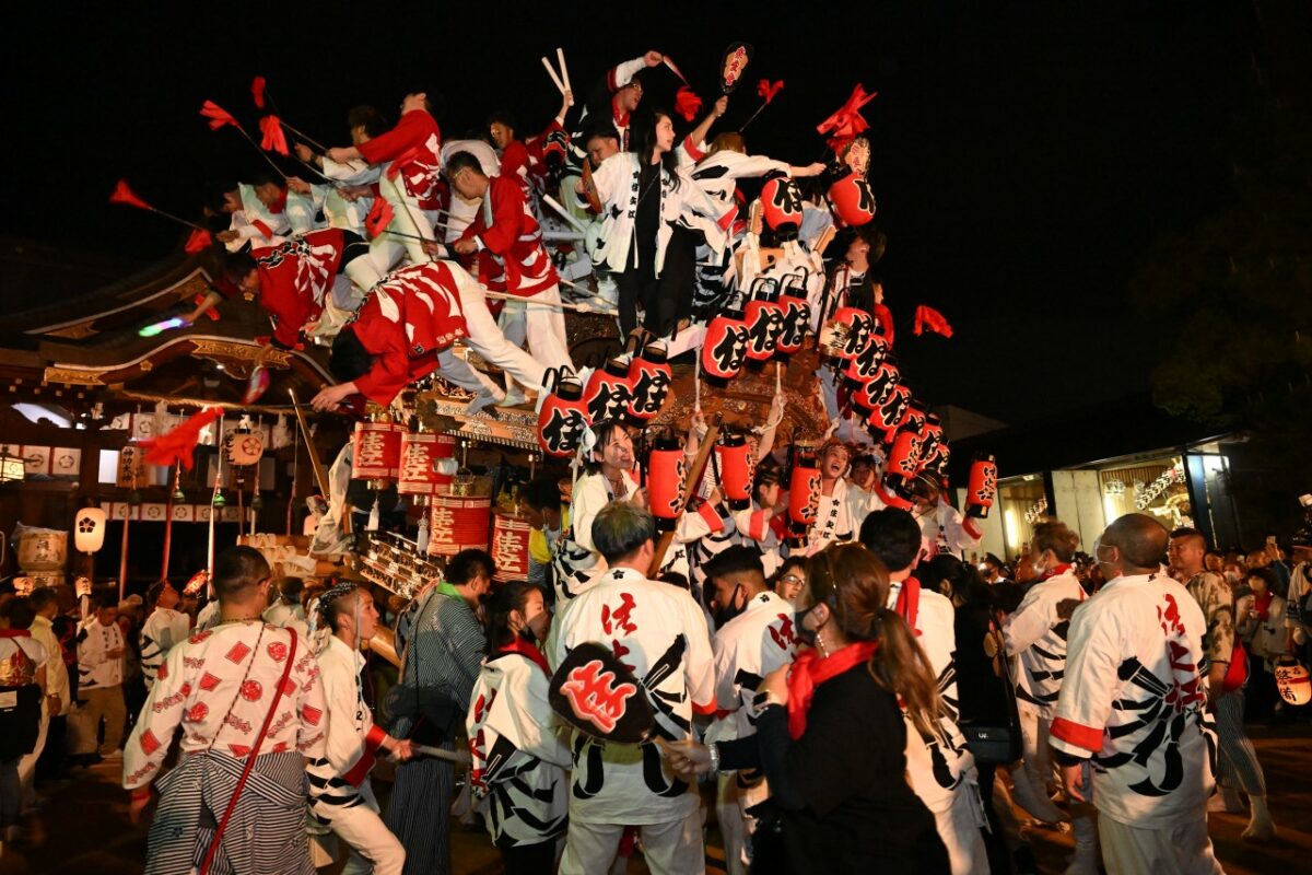 令和5年 東灘だんじり祭り、本住吉神社宮入！最高潮クライマックス写真レポート 神戸市