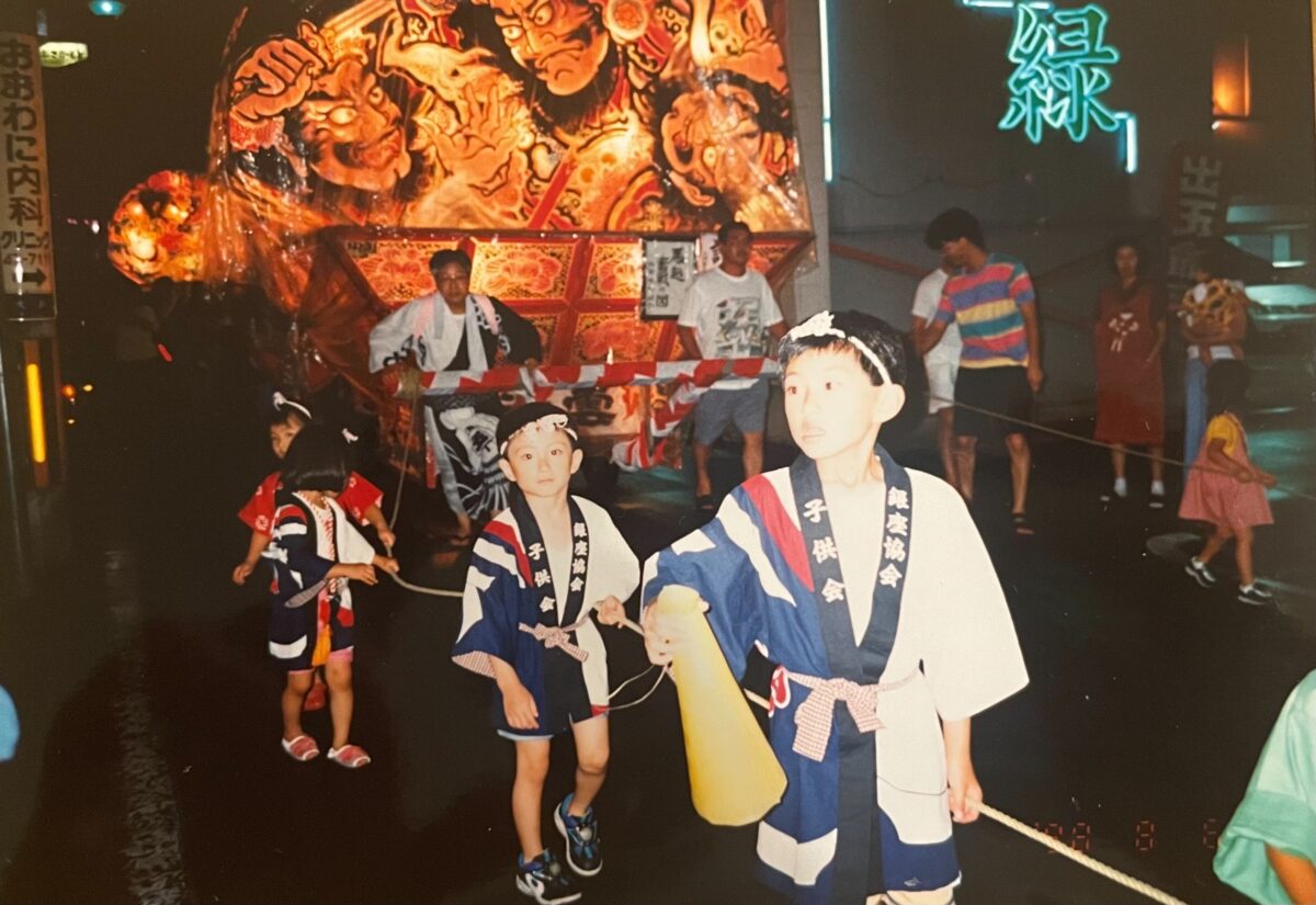 20年前の大鰐温泉ねぷたまつり。写真提供｜ワンダーワンド