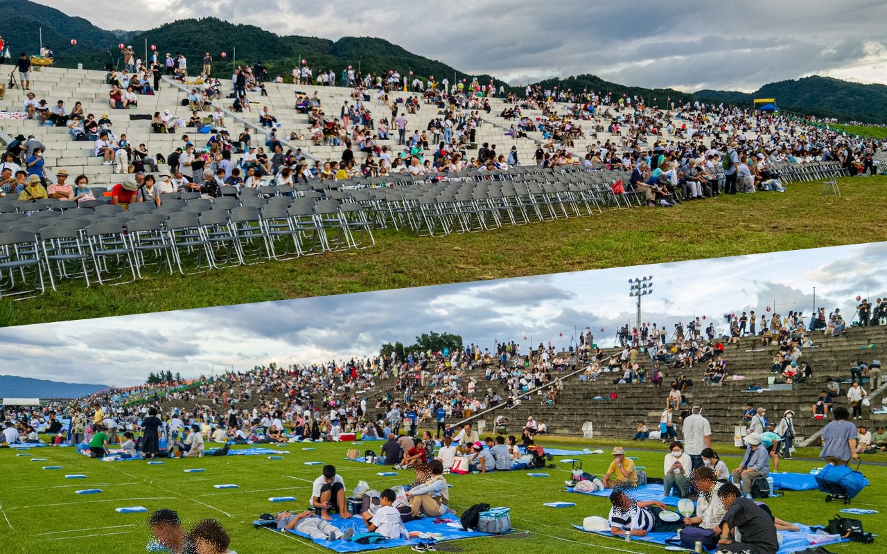 2023神明の花火_観覧席