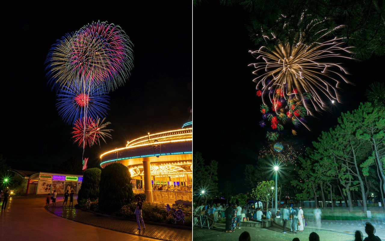 2023金沢まつり花火大会観覧風景