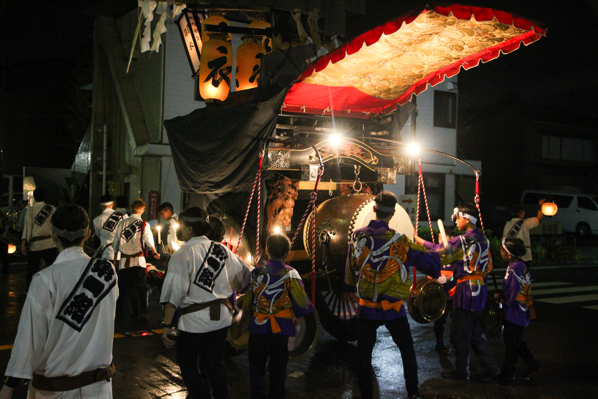 三重県桑名市 石取祭り 太鼓と鐘のミニチュア - 置物