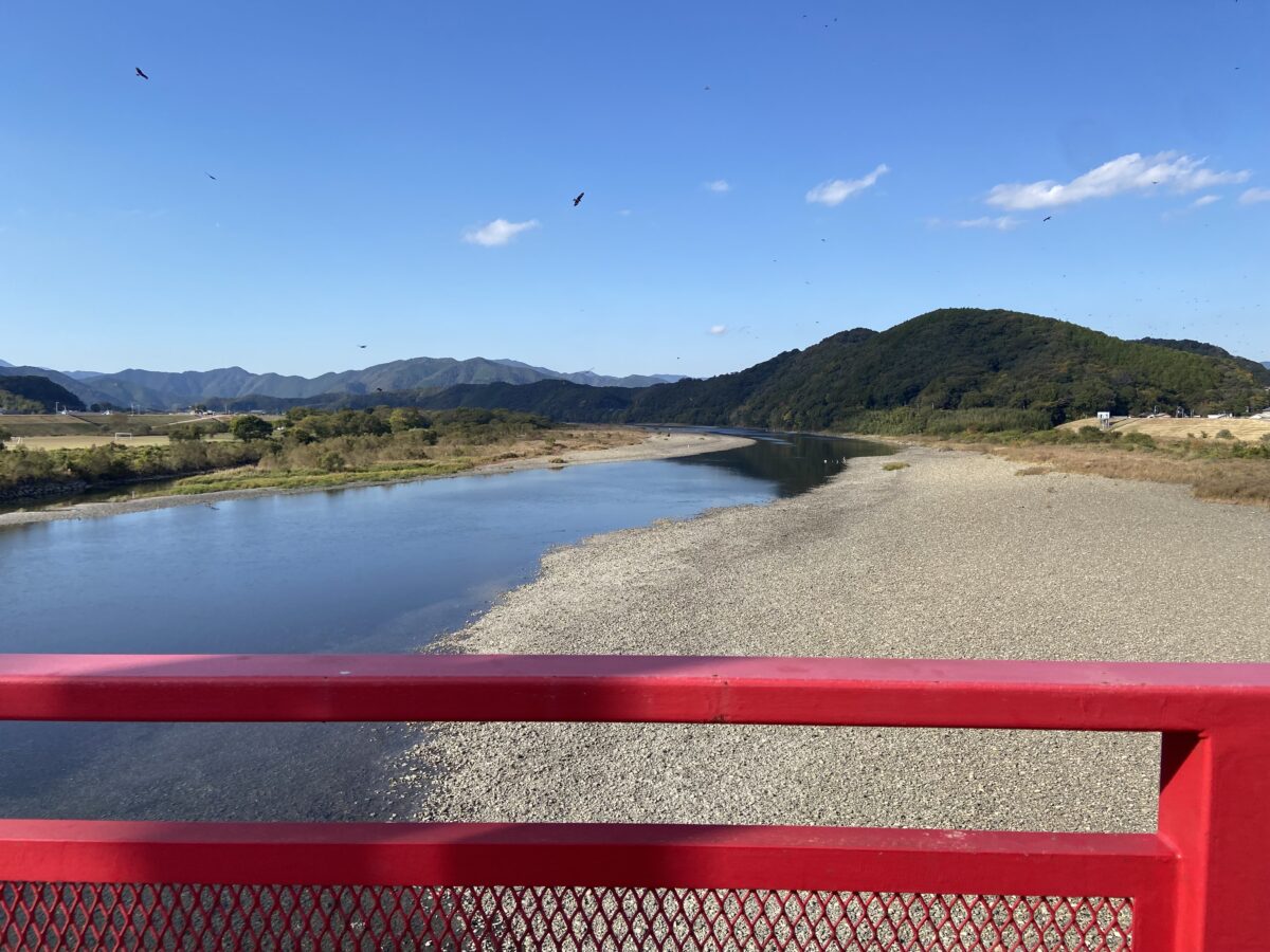 赤鉄橋から見た四万十川