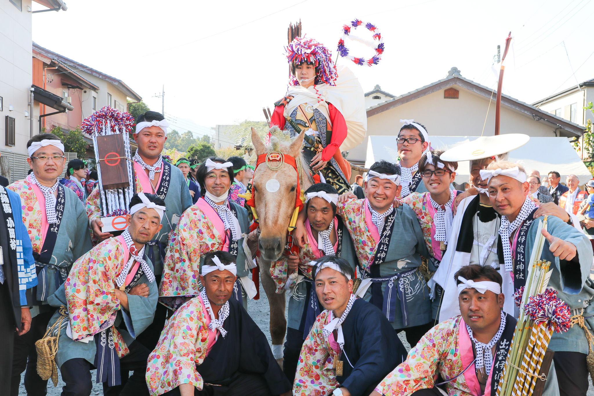 出雲伊波比神社の流鏑馬