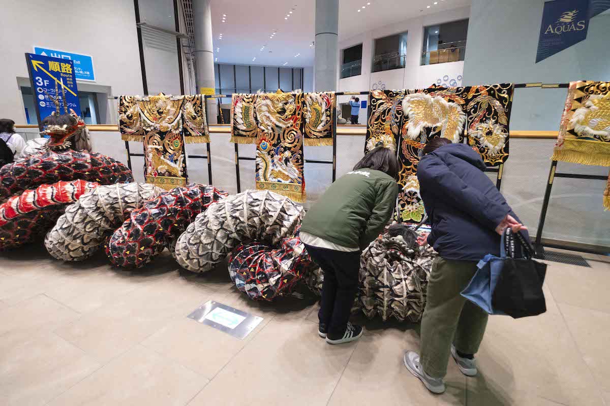 展示衣裳・蛇胴