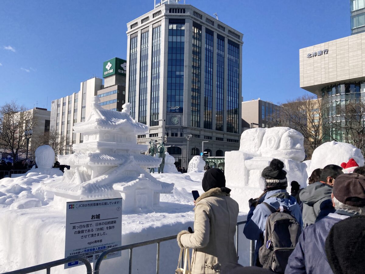 2025年「さっぽろ雪まつり」！見どころは大雪像？アニメ雪像も企業雪像も面白いぞ！