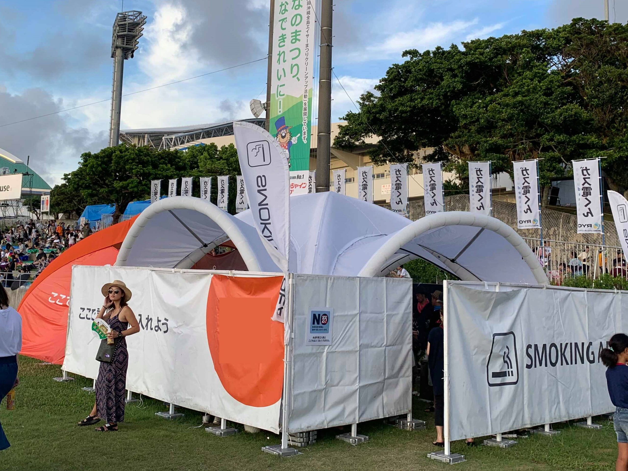 【実績紹介】電通アドギア｜某たばこ会社の商品PR～お祭り来場者へのタッチ＆トライ～