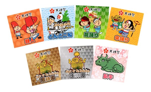 祭りのキャラクター制作で地域活性化を目指す「オマツリーズ」第一弾大阪府「天神祭」発売から2週間で、販売数1,000セットを突破。地元商店街での販売店舗も増加。