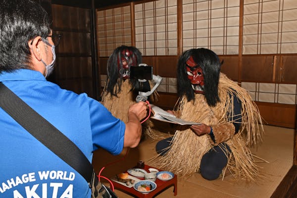 『祭り留学』第一弾 秋田県男鹿市「なまはげを知るオンラインツアー」を開催しました